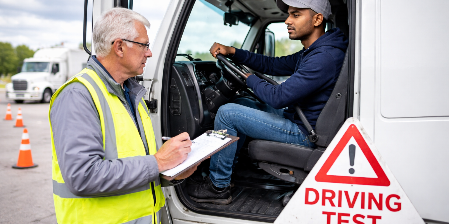 Top Mistakes Students Make During Class 1 Road Tests in Canada