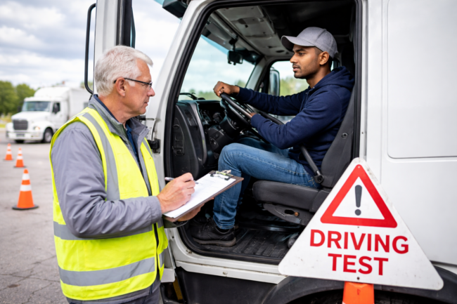 Top Mistakes Students Make During Class 1 Road Tests in Canada